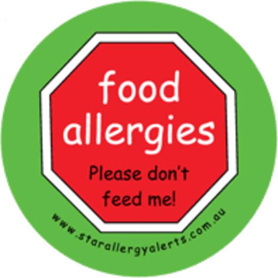 Food Allergies Please don't feed me Sticker Pack